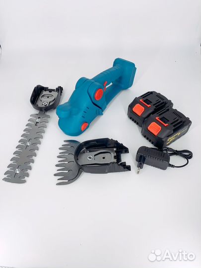 Аккумуляторный садовый кусторез. Новый. Мощный