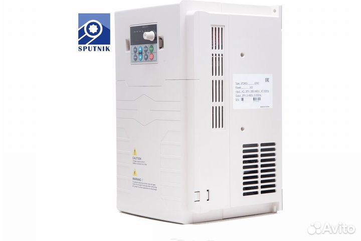 Частотный преобразователь Sputnik выходной ток 45/60А 22/30кВт вх: 3ф x 380В / вых: 3ф х 380В VFC400