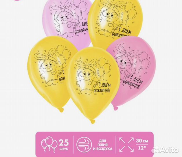 Воздушные шары с гелием, лучшая цена в городе