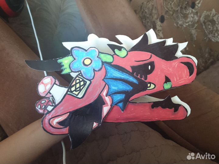 Бумажные драконы на руку