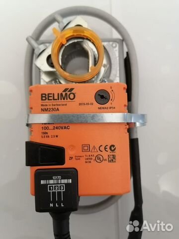 Электропривод с возвратной пружиной