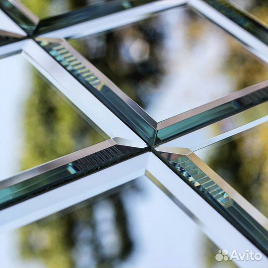 Фацет на стекле и зеркале