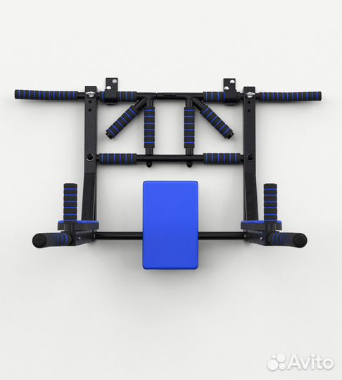 Турник 3в1 Premium 2.0 Черно-Синий