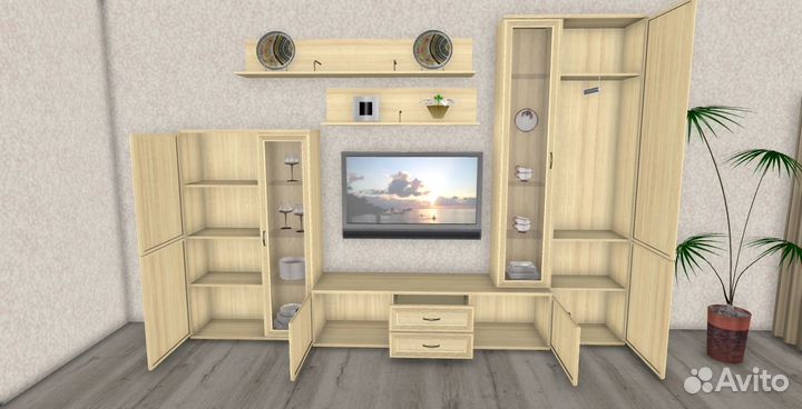 Стенка гостиная новая