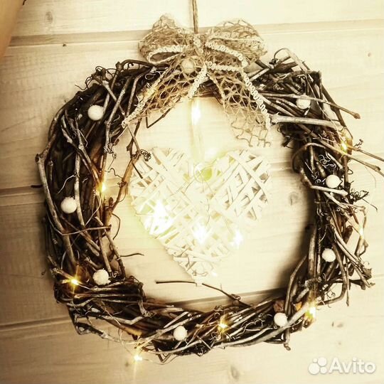 Венок интерьерный украшение для дома