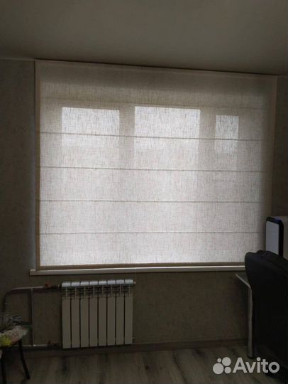 Римские шторы с установкой