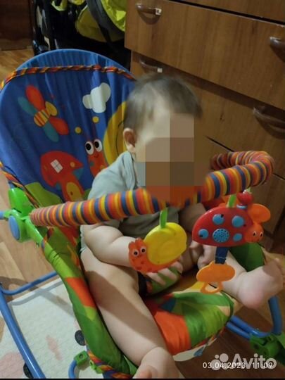 Шезлонг с вибрацией