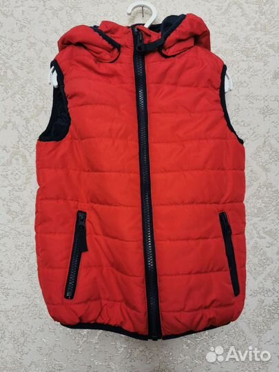 Куртка 116 и жилет 110 для мальчика