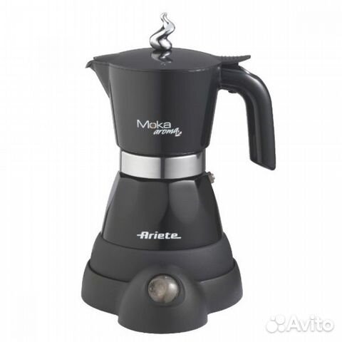 Новая гейзерная кофеварка ariete 1358/11 moka arom