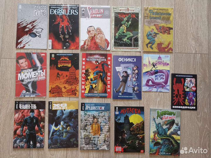 Комиксы, манга, артбуки