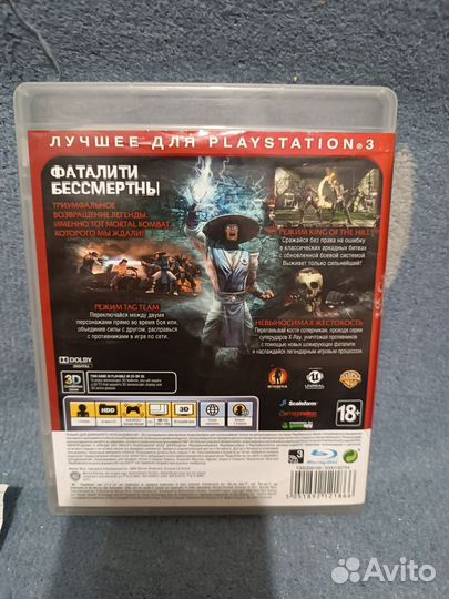 Диск мортал комбат для ps3