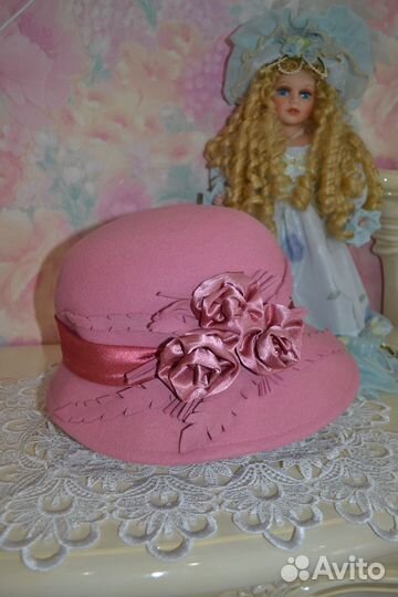 Шляпа розовая, новая