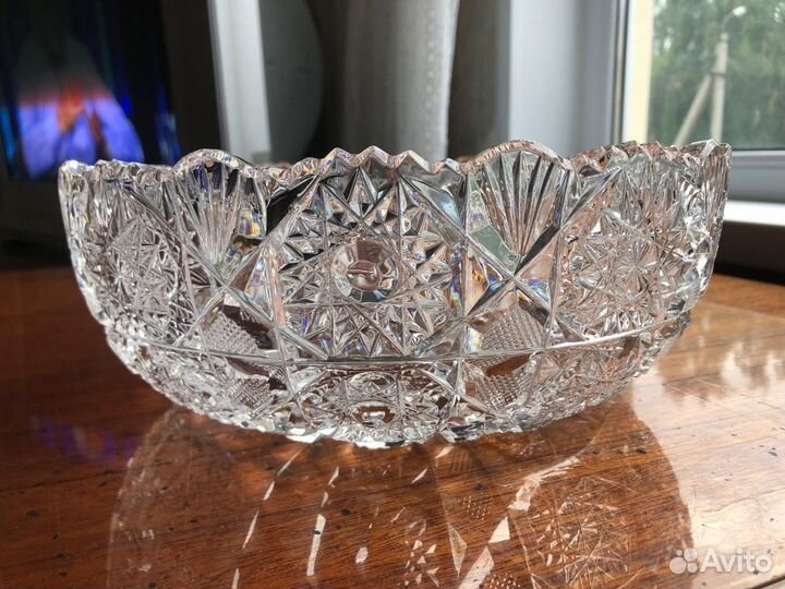 Салатник хрустальный