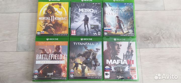 Игры на xbox One диски