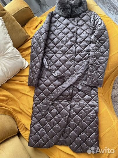 Стеганое пальто