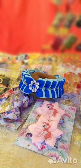 Украшение резинка на пучок