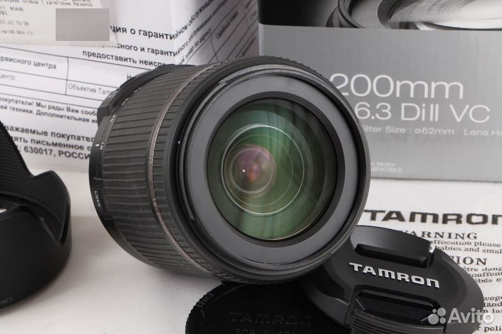 Для Nikon Tamron 18-200 mm f/ 3.5-6.3 Di II VC