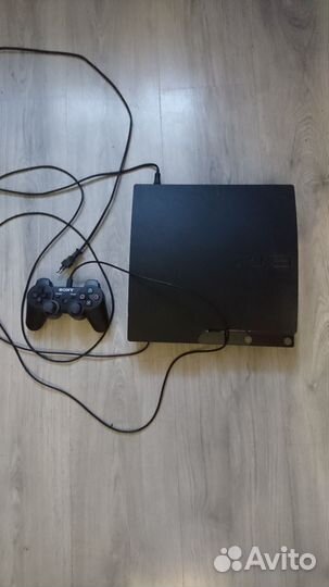 Sony PS3 slim непрошитая с играми