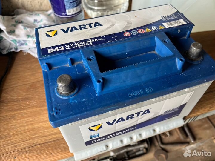 Аккумулятор varta d43