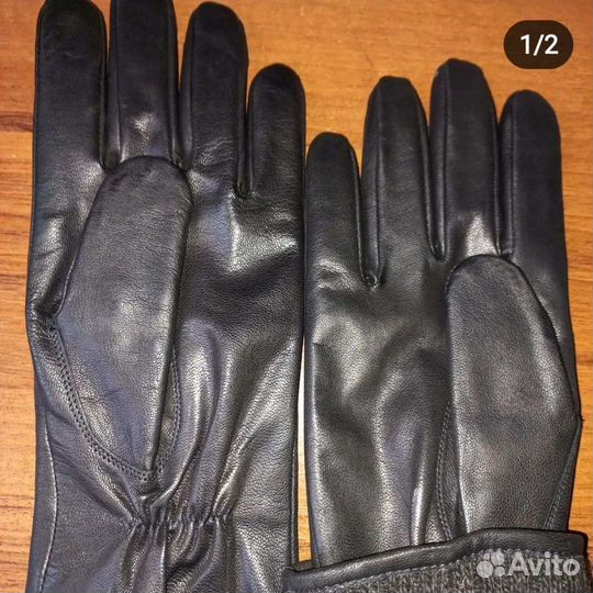 Перчатки кожаные