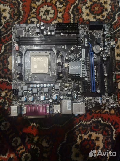 Материнская плата с процессором am3