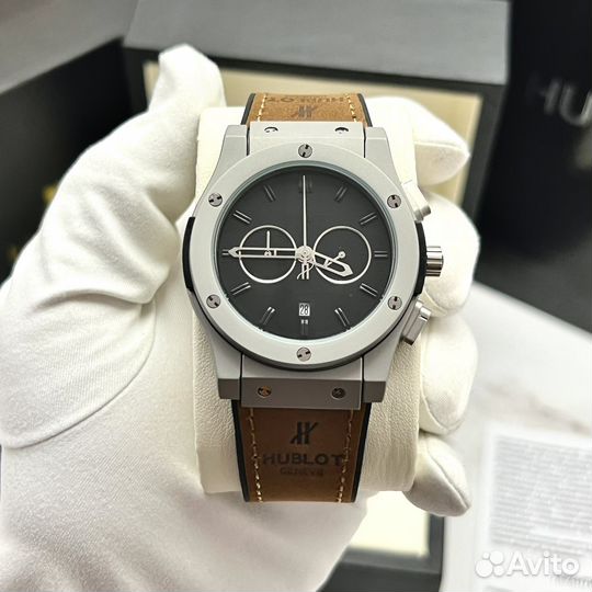 Мужские часы Hublot в полном фирменном комплекте