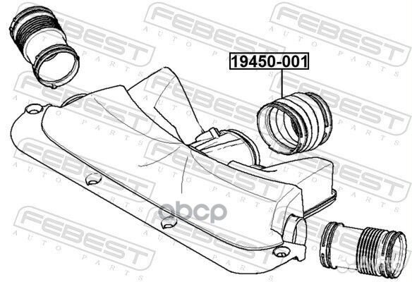 Патрубок воздушного фильтра BMW 7(E65) 19450001