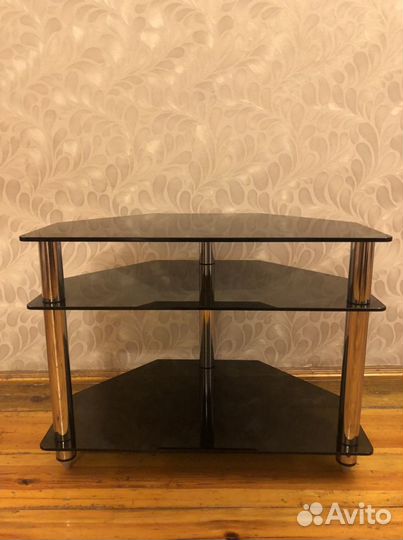 Стеклянная тумба под телевизор 80*50. Высота 60