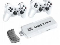 Приставка игровая Game Stick 4K M2 64Gb белая