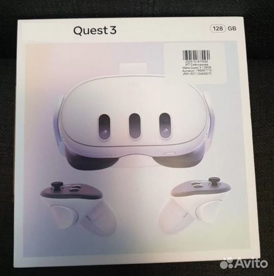 Шлем виртуальной реальности Oculus Quest 3 128/512