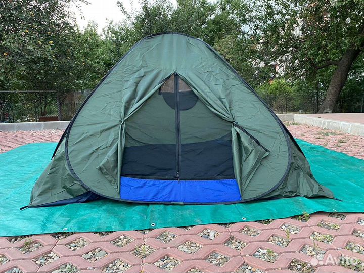 Палатка трёхместная 2х2м автоматическая