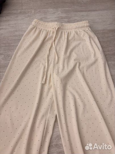 Штаны со стразами