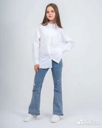 Рубашка школьная новая