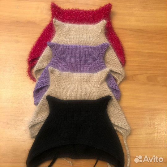 Шапка женская с ушками