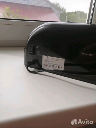 Уф лампа (UV Lamp 36 w) и 4 лампы в подарок