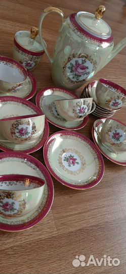 Сервиз чайный роза фортуна гдр на 8 персон