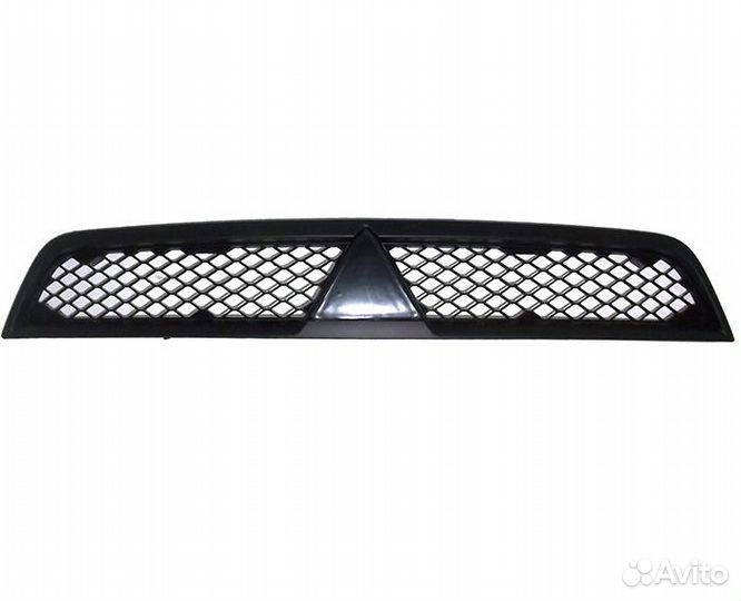 Решетка радиатора Mitsubishi Lancer X хром/ черная