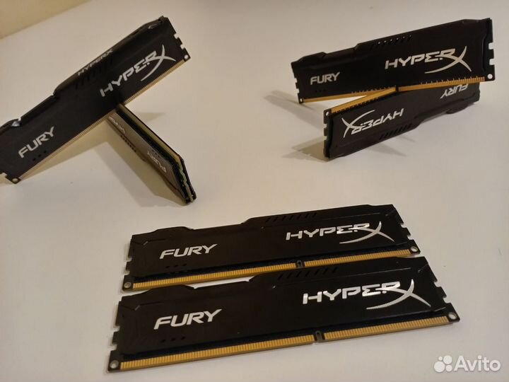 Оперативная память Kingston HyperX fury Black 16GB