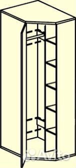 Детский угловой шкаф