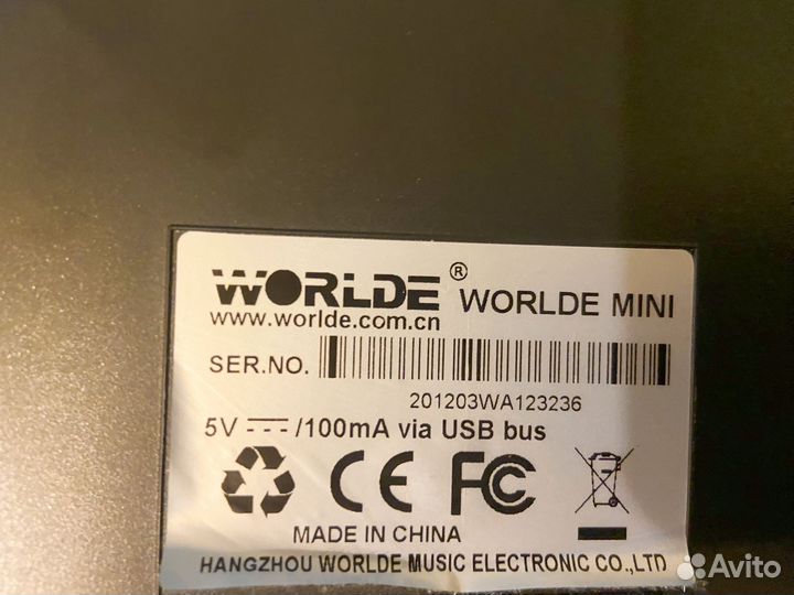 Midi клавиатура world mini