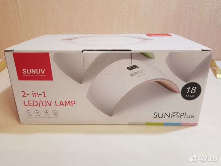 Новая LED Лампа для сушки ногтей sunuv 9C plus