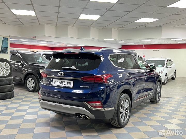 Hyundai Santa Fe 2.2 AT, 2019, 49 400 км