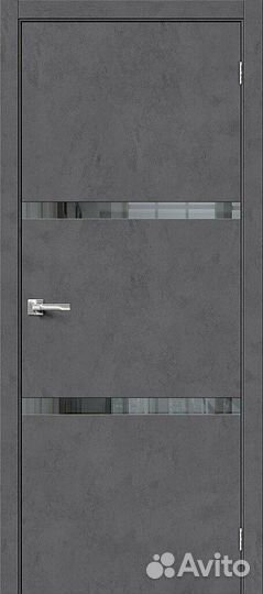 Межкомнатная дверь Bravo 153-1050 Браво-2.55 Slate