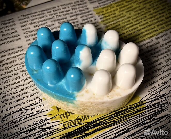 Мыло массажное ручной работы
