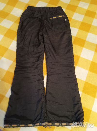 Утеплённые брюки для девочек