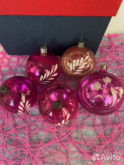 Елочные игрушки СССР