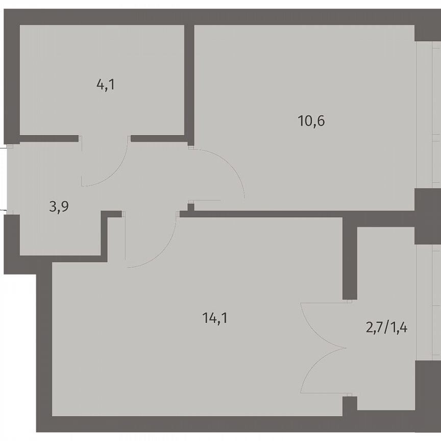 1-к. квартира, 34,1 м², 5/11 эт.