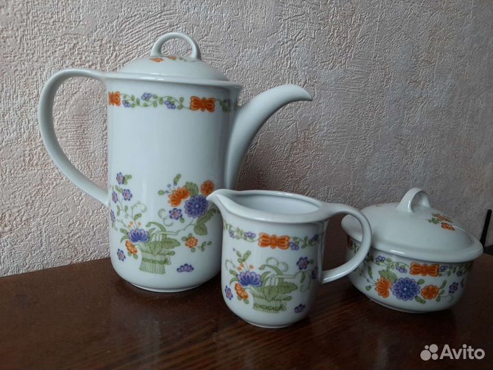 Кофейный сервиз гдр на 6 персон