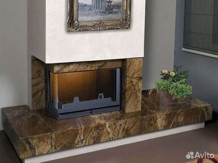 Каминная полка из мрамора