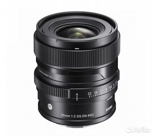 Объектив Sigma 20mm f/2 DG DN Contemporary Sony E